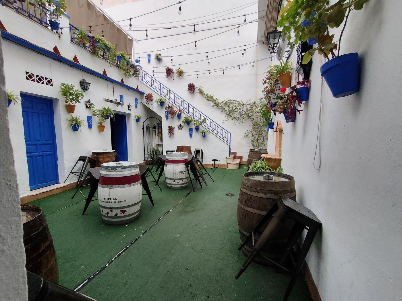 Segundo patio de la Bodeguita